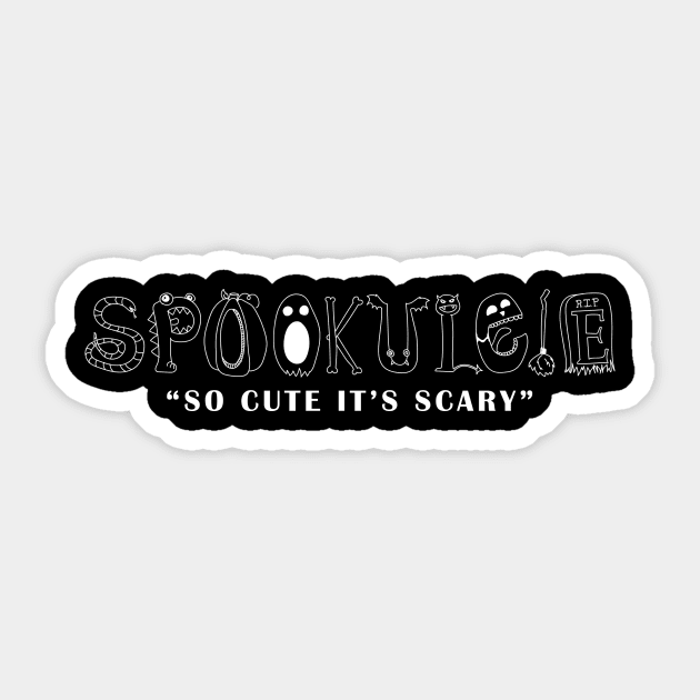 Spookulele (Official) White Sticker by spookulele